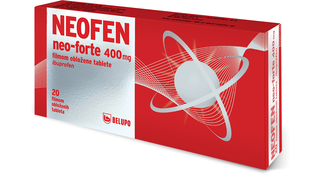 NEOFEN neo-forte 400 mg filmom obložene tablete