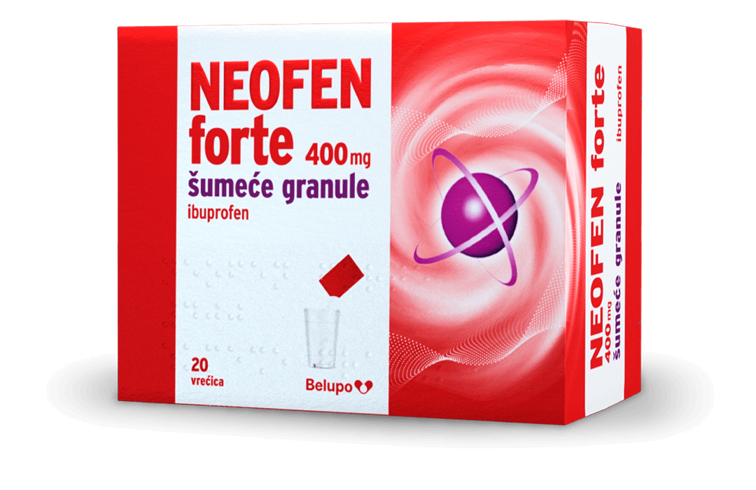 NEOFEN forte 400 mg šumeće granule